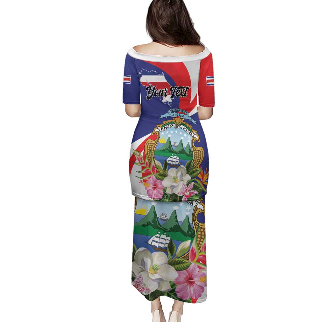 Personalized Costa Rica Pura Vida Tropical Family Matching Puletasi and Hawaiian Shirt - Wonder Print Shop