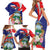 Personalized Costa Rica Pura Vida Tropical Family Matching Short Sleeve Bodycon Dress and Hawaiian Shirt - Wonder Print Shop