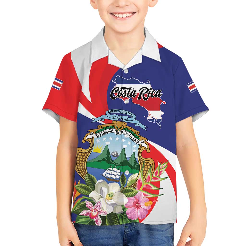 Personalized Costa Rica Pura Vida Tropical Family Matching Short Sleeve Bodycon Dress and Hawaiian Shirt - Wonder Print Shop