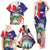 Personalized Costa Rica Pura Vida Tropical Family Matching Tank Maxi Dress and Hawaiian Shirt - Wonder Print Shop