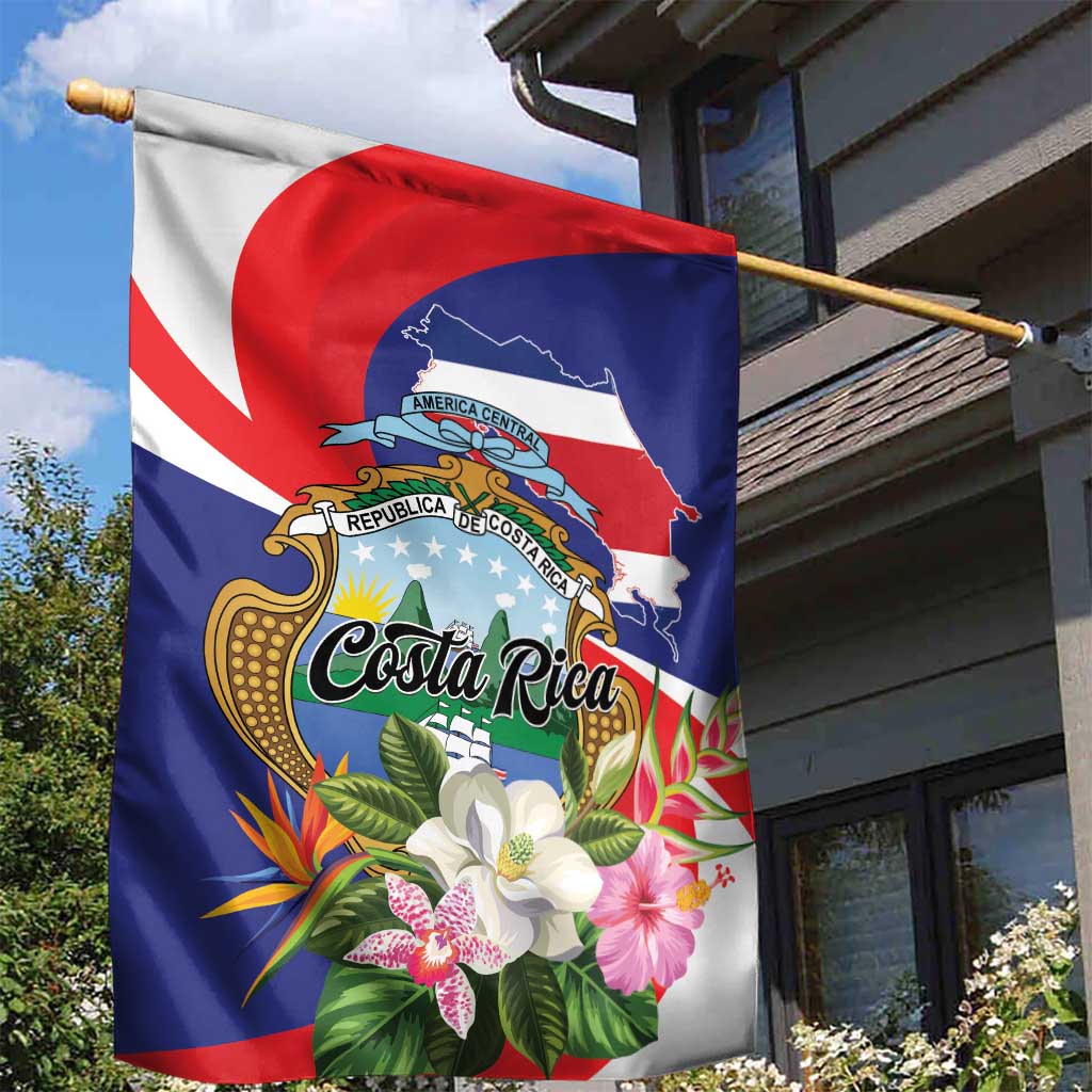 Costa Rica Pura Vida Tropical Garden Flag - Wonder Print Shop