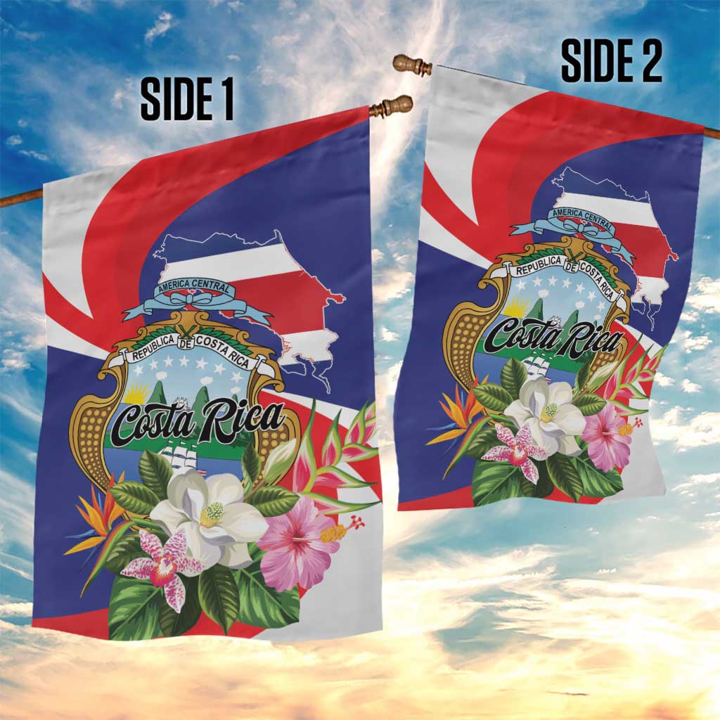 Costa Rica Pura Vida Tropical Garden Flag - Wonder Print Shop