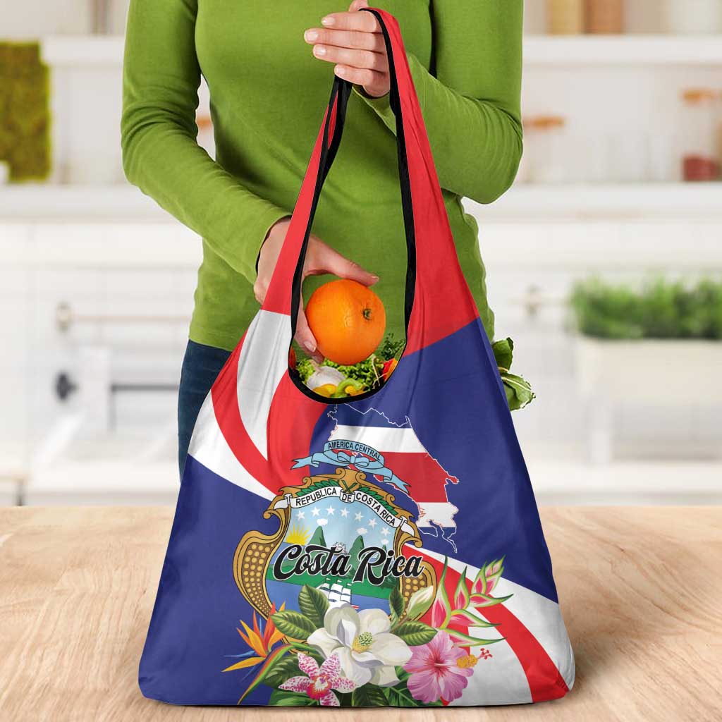 Costa Rica Pura Vida Tropical Grocery Bag - Wonder Print Shop