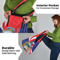 Costa Rica Pura Vida Tropical Grocery Bag - Wonder Print Shop