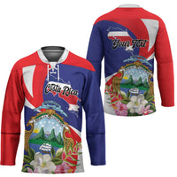 Personalized Costa Rica Pura Vida Tropical Hockey Jersey - Wonder Print Shop