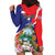 Personalized Costa Rica Pura Vida Tropical Hoodie Dress - Wonder Print Shop