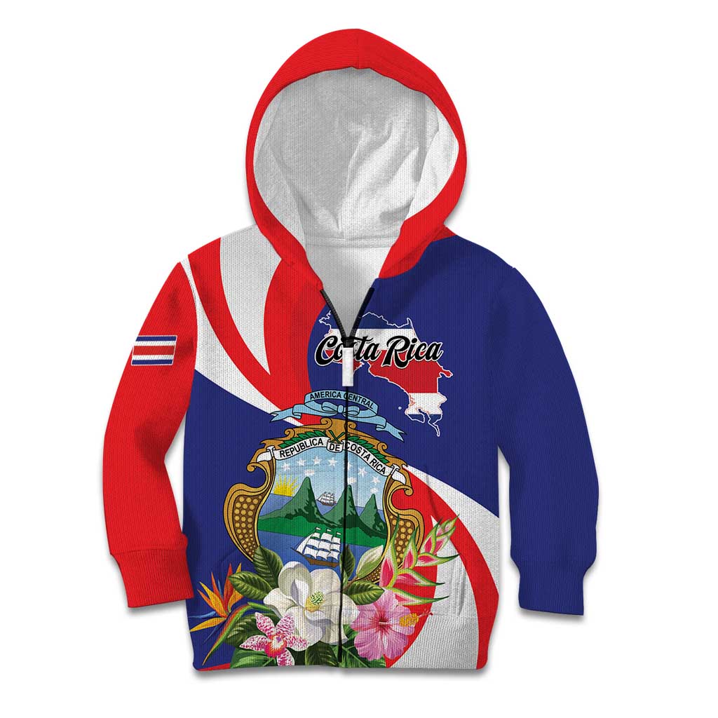 Personalized Costa Rica Pura Vida Tropical Kid Hoodie - Wonder Print Shop