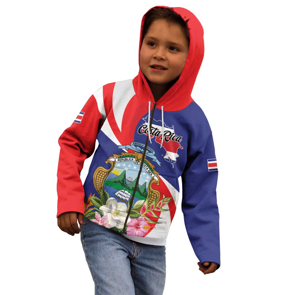 Personalized Costa Rica Pura Vida Tropical Kid Hoodie - Wonder Print Shop