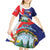 Personalized Costa Rica Pura Vida Tropical Kid Short Sleeve Dress - Wonder Print Shop