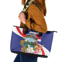 Costa Rica Pura Vida Tropical Leather Tote Bag - Wonder Print Shop