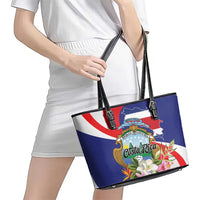 Costa Rica Pura Vida Tropical Leather Tote Bag - Wonder Print Shop