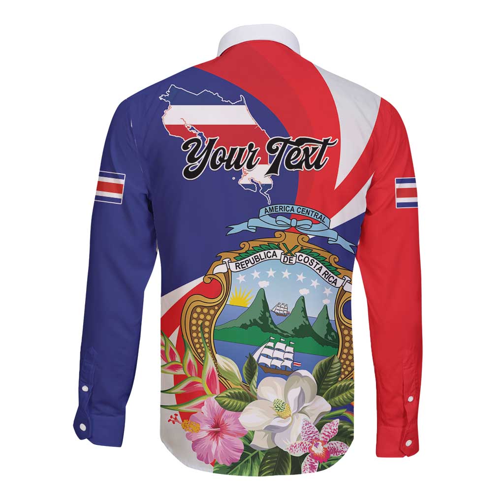 Personalized Costa Rica Pura Vida Tropical Long Sleeve Button Shirt - Wonder Print Shop