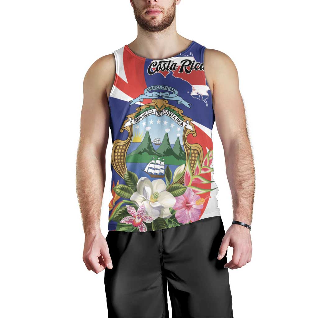 Personalized Costa Rica Pura Vida Tropical Men Tank Top - Wonder Print Shop