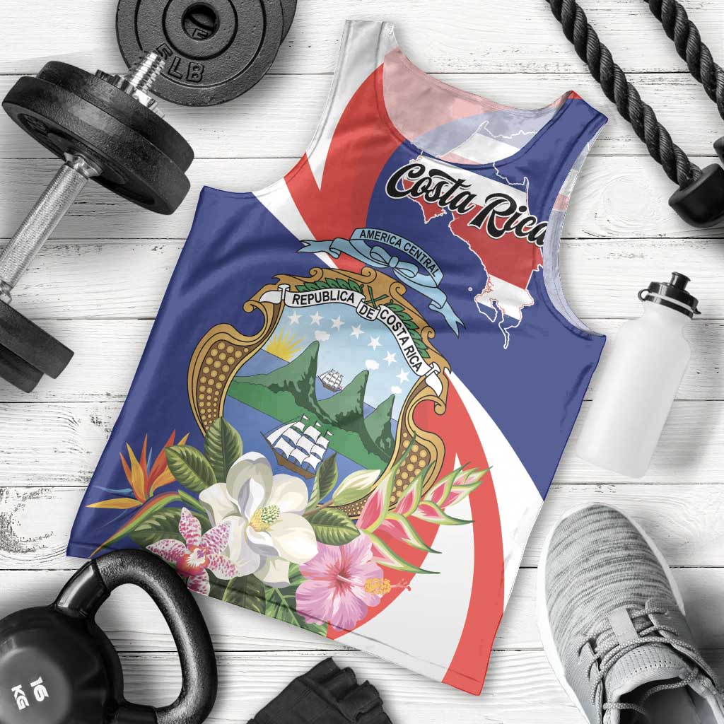 Personalized Costa Rica Pura Vida Tropical Men Tank Top - Wonder Print Shop