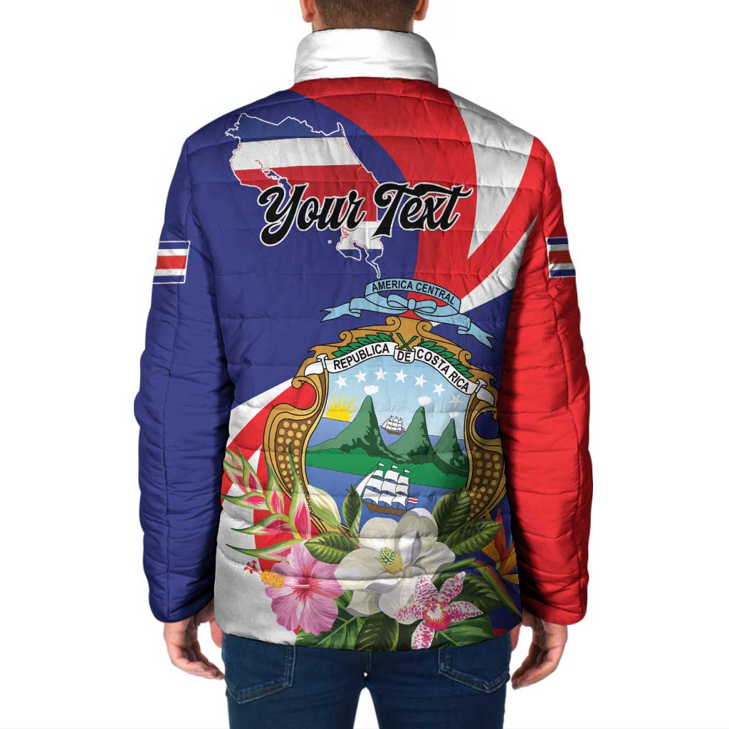 Personalized Costa Rica Pura Vida Tropical Padded Jacket - Wonder Print Shop