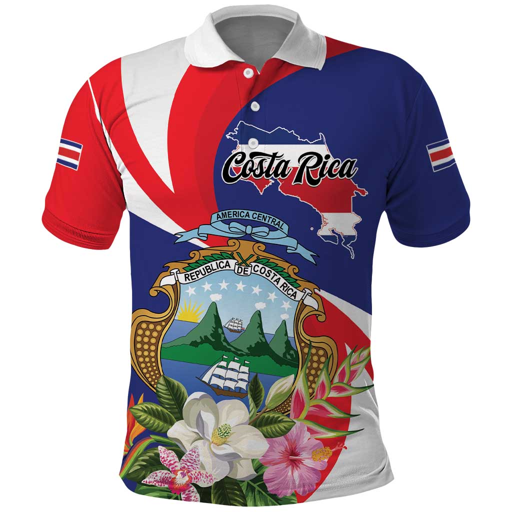 Personalized Costa Rica Pura Vida Tropical Polo Shirt - Wonder Print Shop