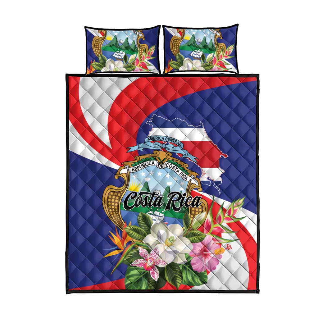 Costa Rica Pura Vida Tropical Quilt Bed Set - Wonder Print Shop