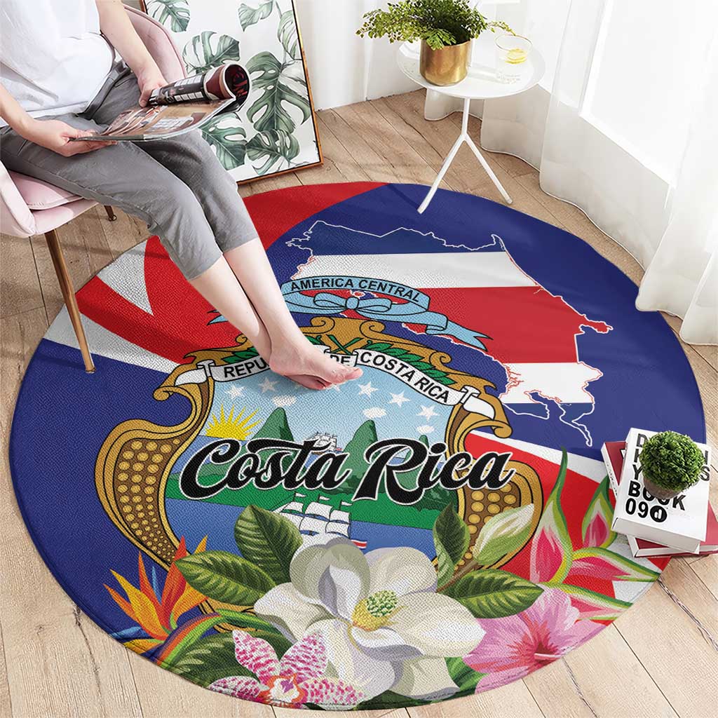 Costa Rica Pura Vida Tropical Round Carpet - Wonder Print Shop