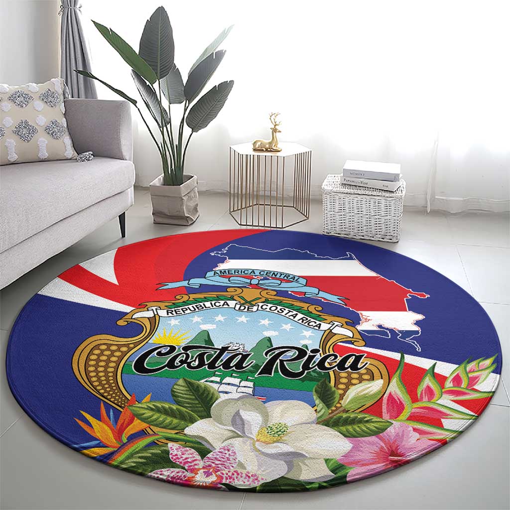 Costa Rica Pura Vida Tropical Round Carpet - Wonder Print Shop