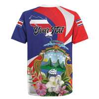 Personalized Costa Rica Pura Vida Tropical Rugby Jersey - Wonder Print Shop