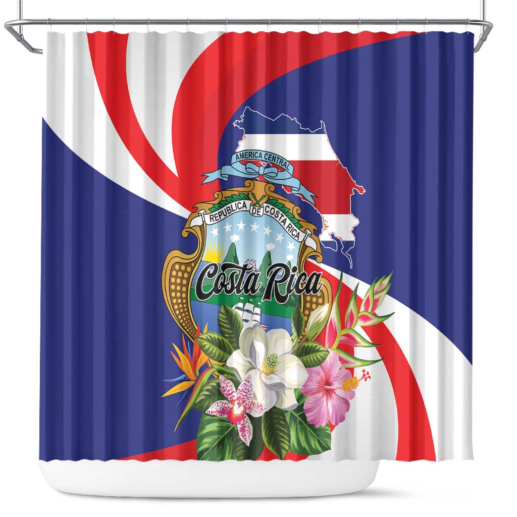 Costa Rica Pura Vida Tropical Shower Curtain - Wonder Print Shop