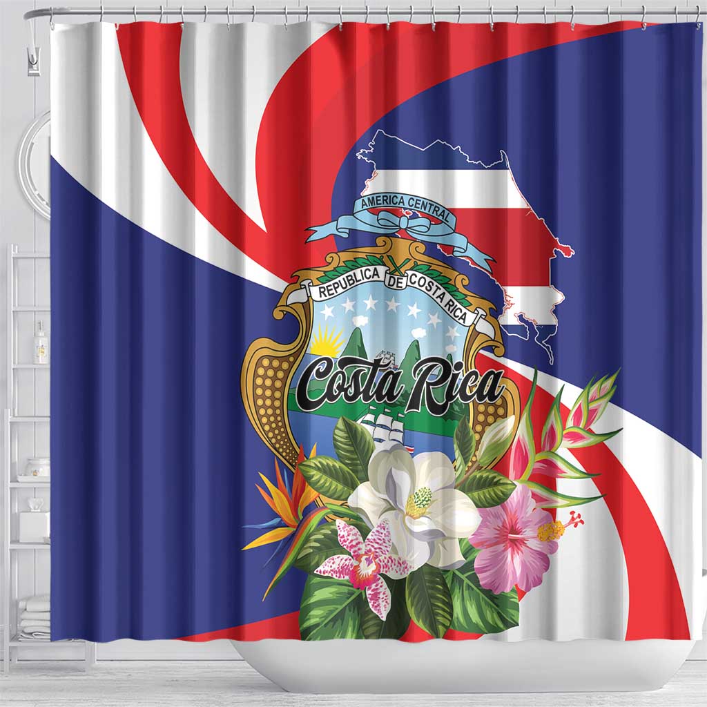 Costa Rica Pura Vida Tropical Shower Curtain - Wonder Print Shop