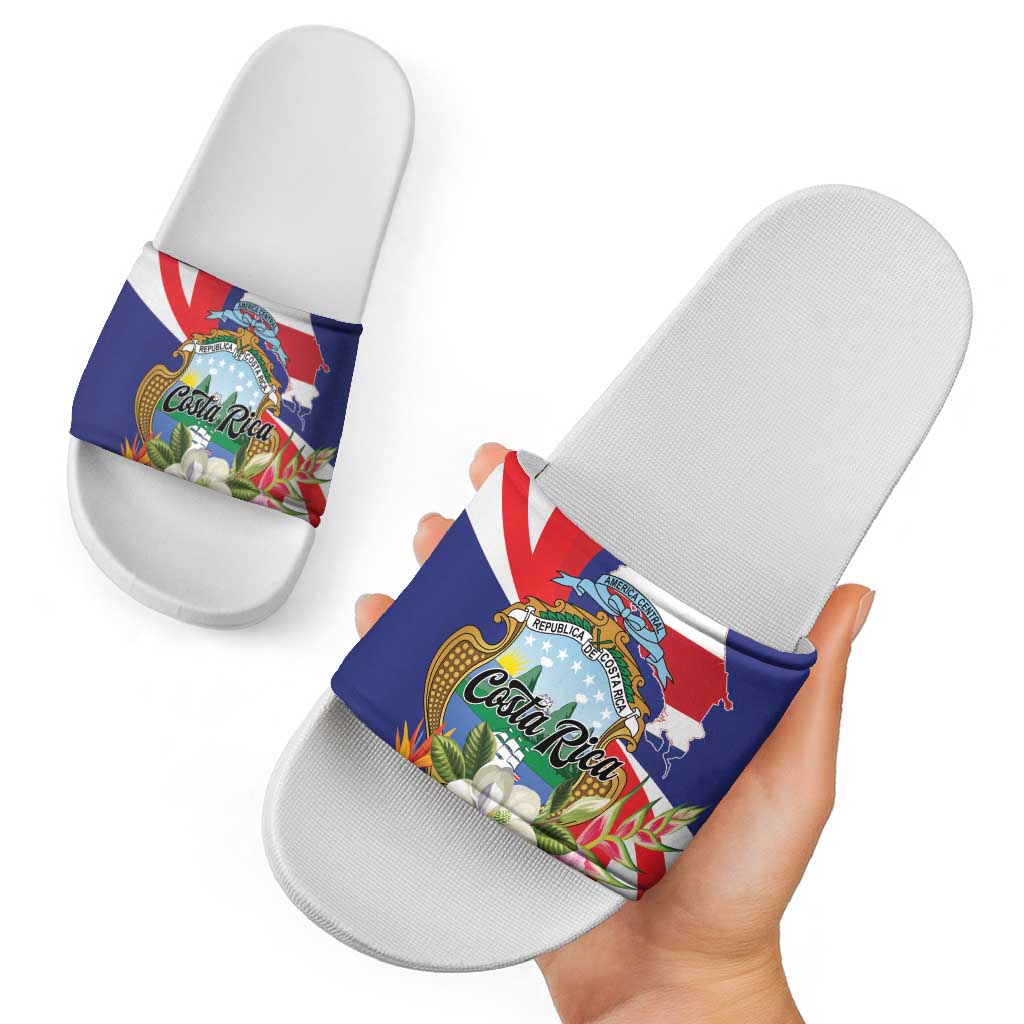 Costa Rica Pura Vida Tropical Slide Sandals - Wonder Print Shop