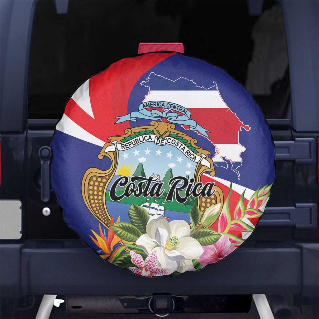 Costa Rica Pura Vida Tropical Spare Tire Cover - Wonder Print Shop