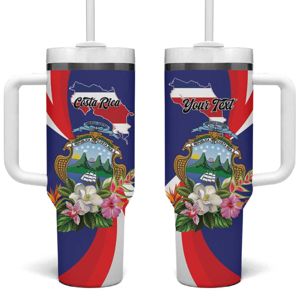 Personalized Costa Rica Pura Vida Tropical Tumbler With Handle - Wonder Print Shop