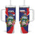 Personalized Costa Rica Pura Vida Tropical Tumbler With Handle - Wonder Print Shop