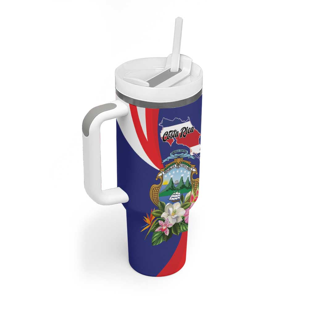Personalized Costa Rica Pura Vida Tropical Tumbler With Handle - Wonder Print Shop