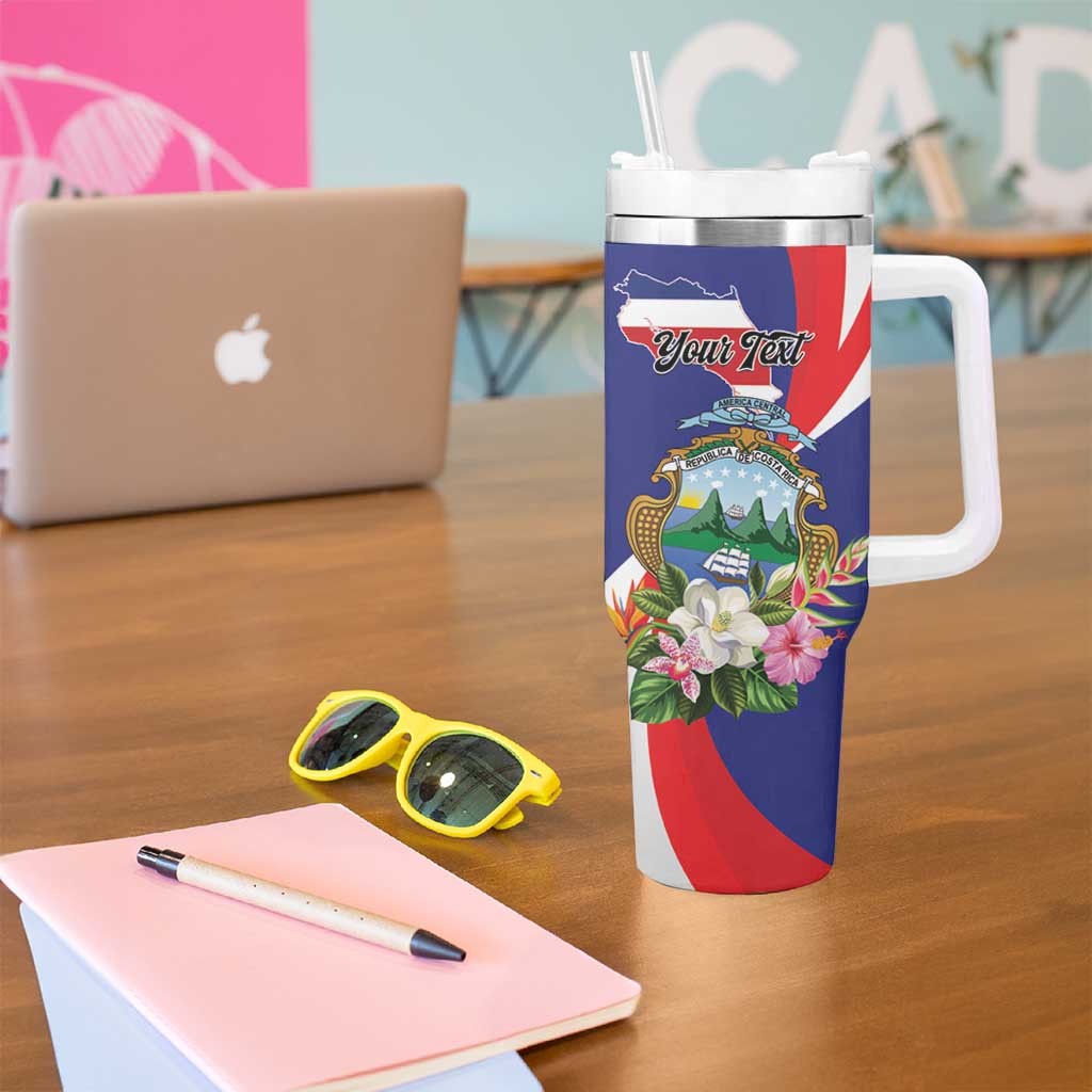 Personalized Costa Rica Pura Vida Tropical Tumbler With Handle - Wonder Print Shop