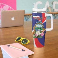 Personalized Costa Rica Pura Vida Tropical Tumbler With Handle - Wonder Print Shop