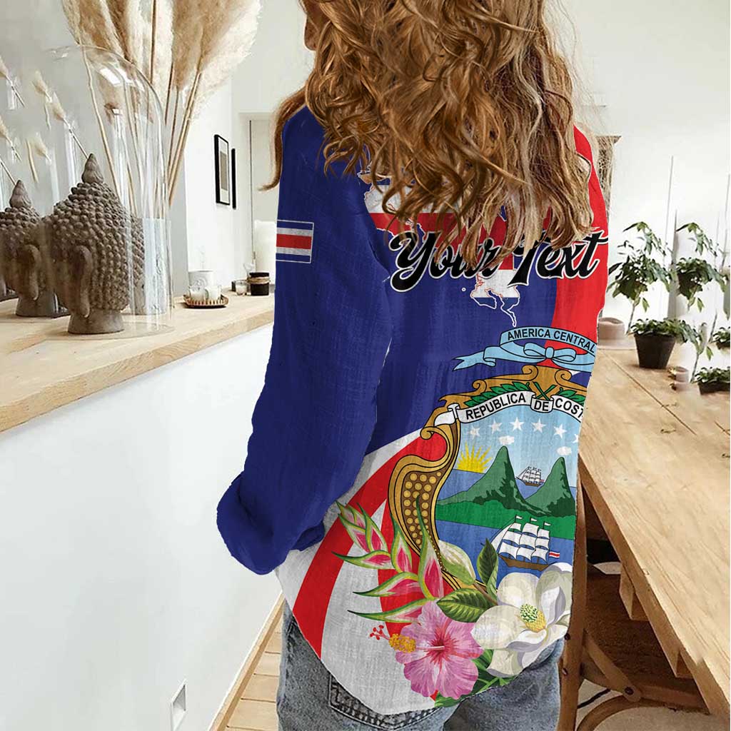 Personalized Costa Rica Pura Vida Tropical Women Casual Shirt - Wonder Print Shop