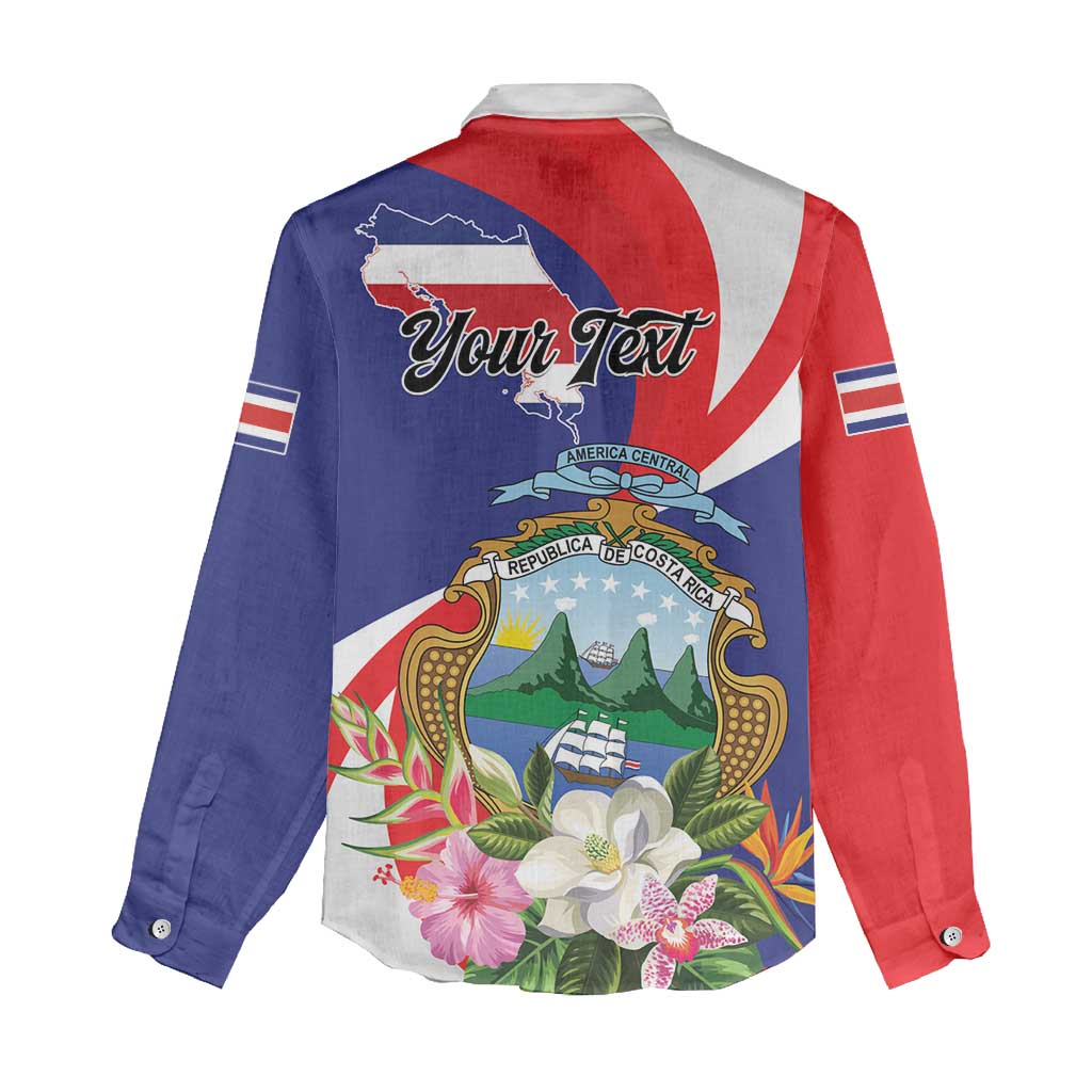 Personalized Costa Rica Pura Vida Tropical Women Casual Shirt - Wonder Print Shop