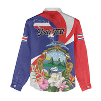 Personalized Costa Rica Pura Vida Tropical Women Casual Shirt - Wonder Print Shop