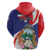 Personalized Costa Rica Pura Vida Tropical Zip Hoodie - Wonder Print Shop