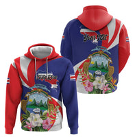 Personalized Costa Rica Pura Vida Tropical Zip Hoodie - Wonder Print Shop