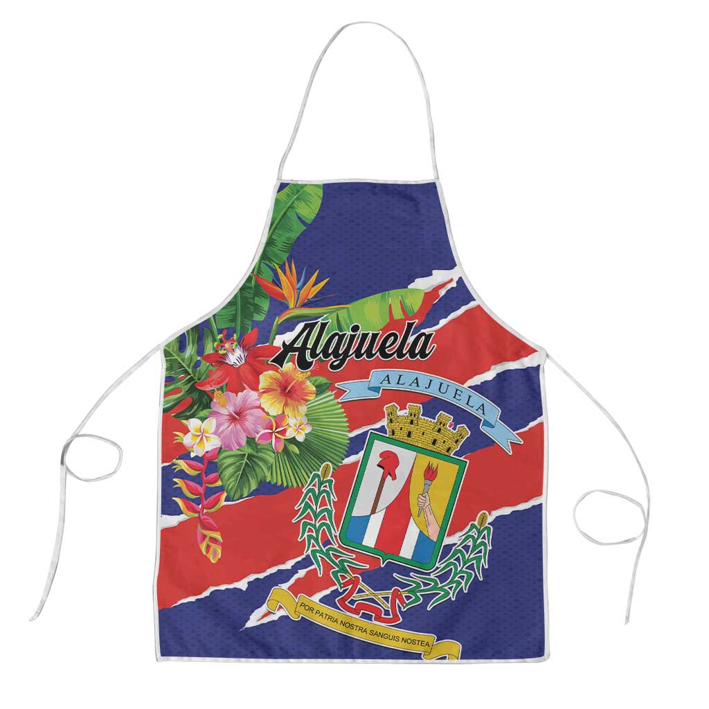 Costa Rica Alajuela Province Apron - Wonder Print Shop