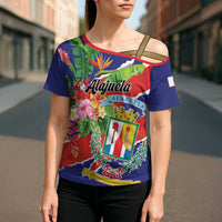 Personalized Costa Rica Alajuela Province Cross Shoulder Shirt - Wonder Print Shop