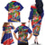 Personalized Costa Rica Alajuela Province Family Matching Off The Shoulder Long Sleeve Dress and Hawaiian Shirt - Wonder Print Shop