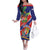 Personalized Costa Rica Alajuela Province Family Matching Off The Shoulder Long Sleeve Dress and Hawaiian Shirt - Wonder Print Shop