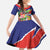 Personalized Costa Rica Alajuela Province Family Matching Off Shoulder Maxi Dress and Hawaiian Shirt - Wonder Print Shop
