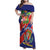 Personalized Costa Rica Alajuela Province Family Matching Off Shoulder Maxi Dress and Hawaiian Shirt - Wonder Print Shop