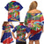 Personalized Costa Rica Alajuela Province Family Matching Off Shoulder Short Dress and Hawaiian Shirt - Wonder Print Shop