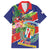 Personalized Costa Rica Alajuela Province Family Matching Off Shoulder Short Dress and Hawaiian Shirt - Wonder Print Shop
