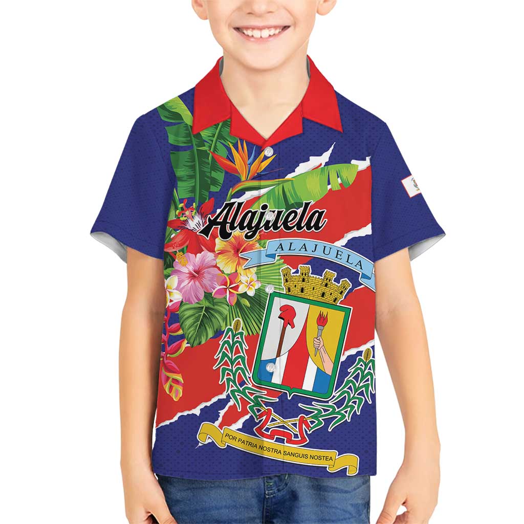 Personalized Costa Rica Alajuela Province Family Matching Puletasi and Hawaiian Shirt - Wonder Print Shop