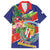 Personalized Costa Rica Alajuela Province Family Matching Short Sleeve Bodycon Dress and Hawaiian Shirt - Wonder Print Shop