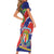 Personalized Costa Rica Alajuela Province Family Matching Short Sleeve Bodycon Dress and Hawaiian Shirt - Wonder Print Shop