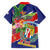 Personalized Costa Rica Alajuela Province Family Matching Summer Maxi Dress and Hawaiian Shirt - Wonder Print Shop